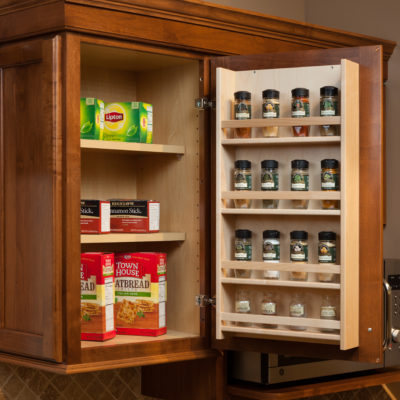 DOOR MOUNTED SPICE RACKS