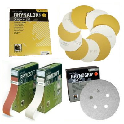 Sanding Discs, Sheets, and Rolls